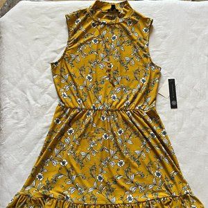 As U Wish Yellow Dress with Necklace Size L